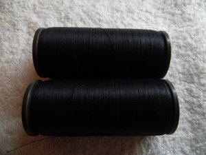 Шелк (№65) цвет черный - 170 рубл